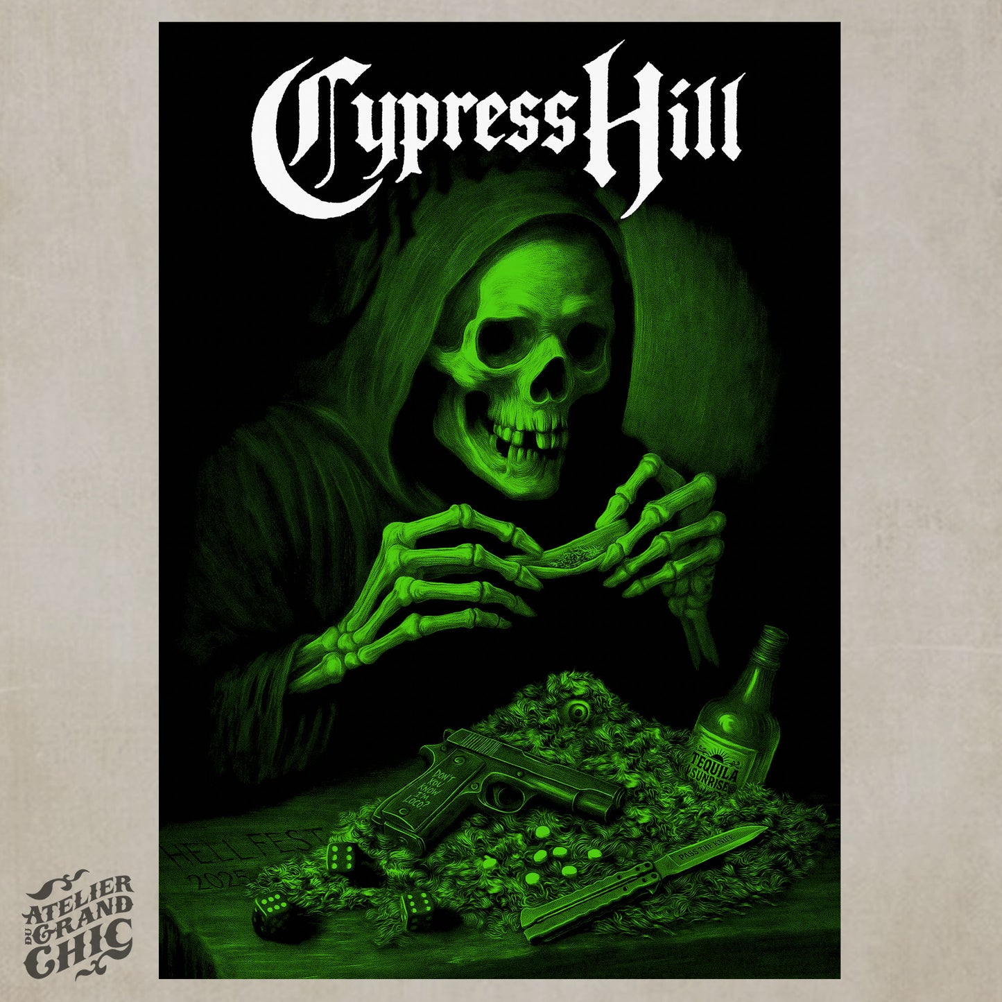 CYPRESS HILL (Foil) - Elvis Dead