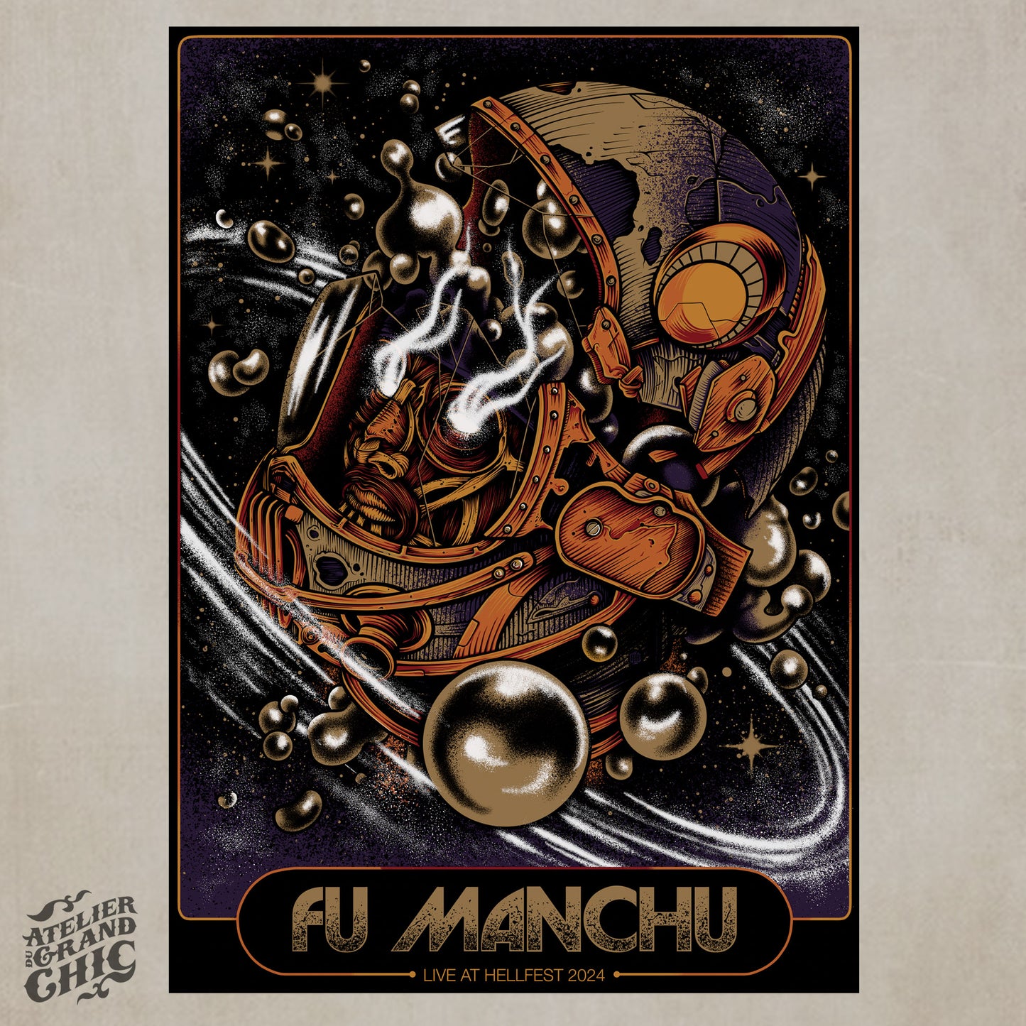 FU MANCHU - Moonkey Design